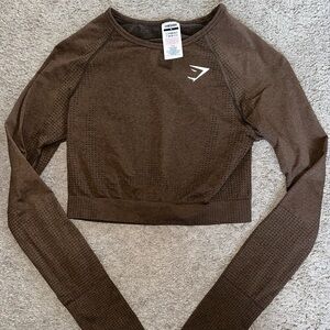 Gymshark Vital Women's Brown Crop Top